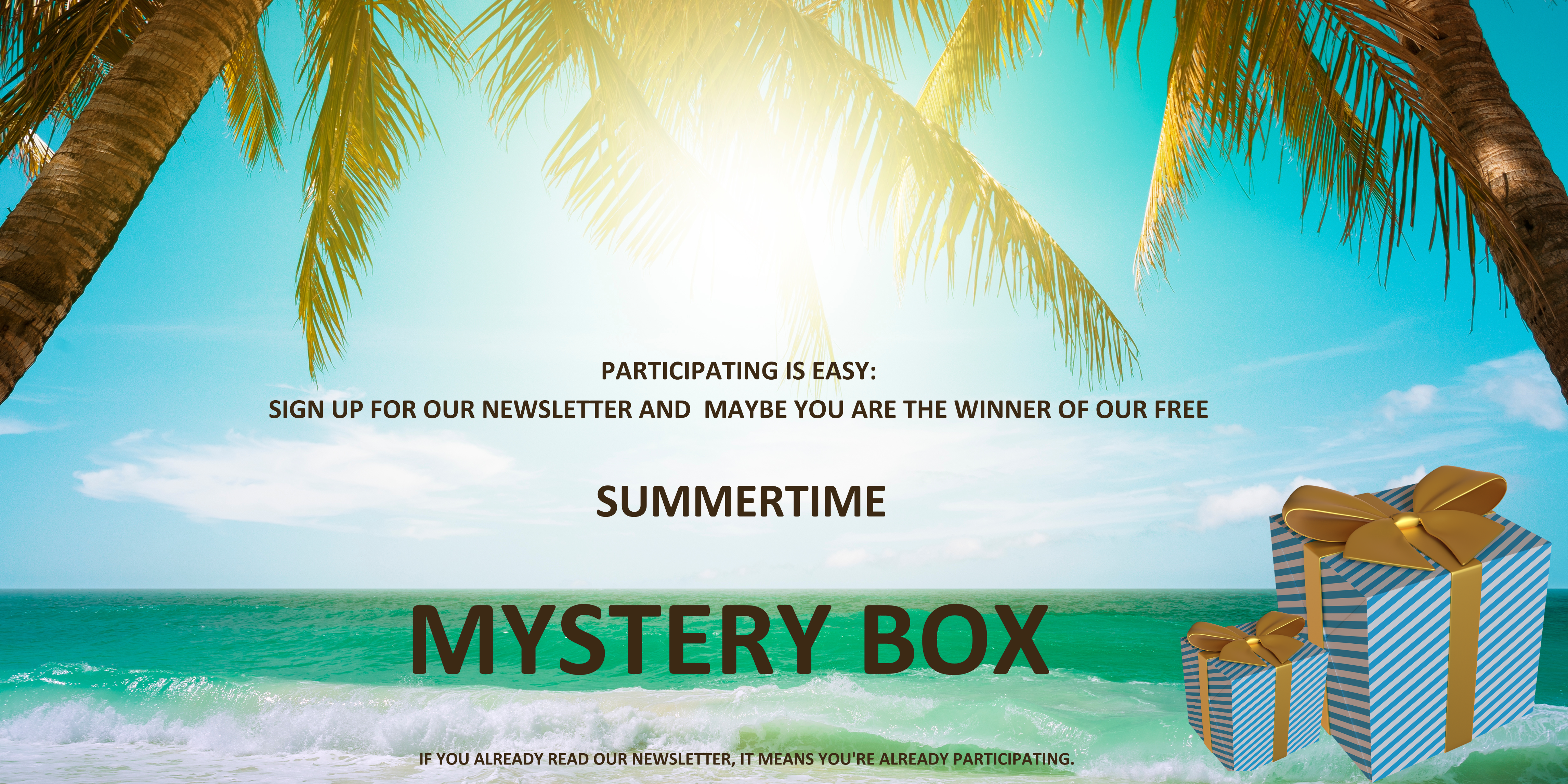 Summer Mystery Box Banner